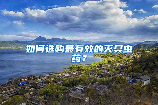 如何选购最有效的灭臭虫药？